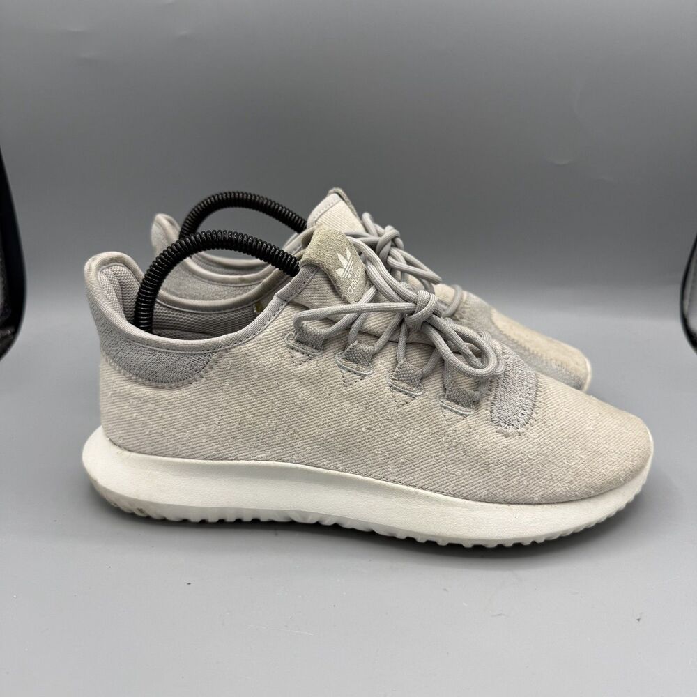 Adidas Originals Tubular Shadow J  Gray/White Sneaker Shoes BZ0333 Size 7